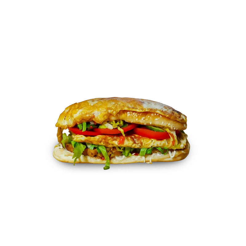 Double Anda Double Shami Burger