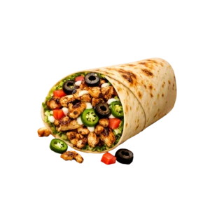 Jumbo Chicken Shawarma (Olive + Jalapeno)