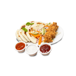 Regular Zinger Platter Shawarma (2 Bread)